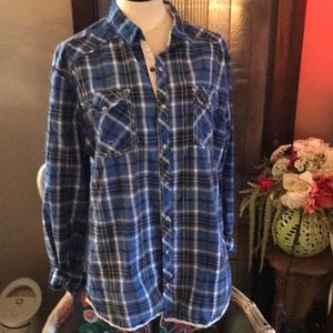 BKE western button down shirt